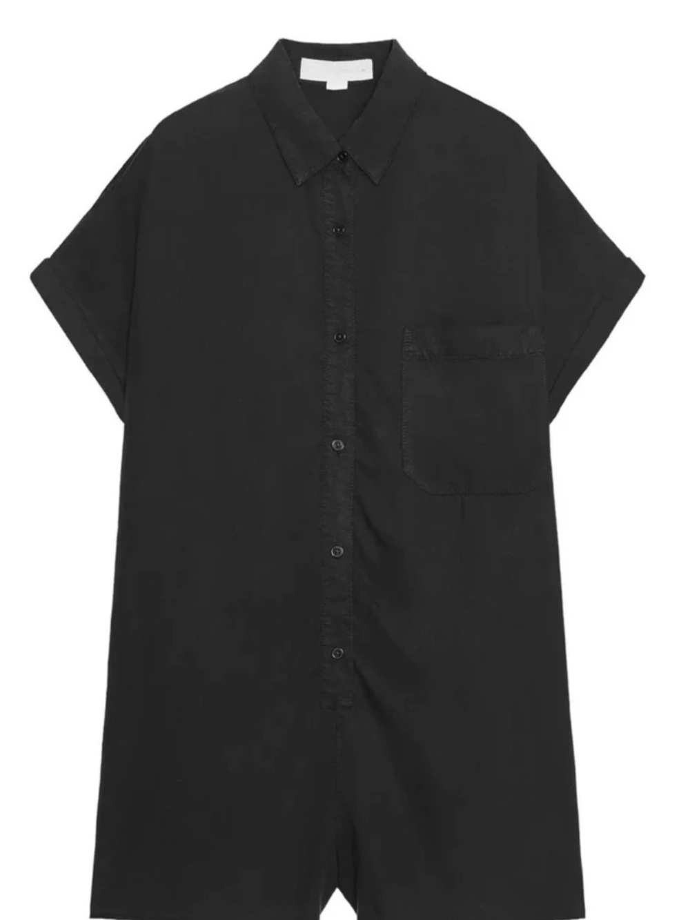 NWT Zara Lyocell Jumpsuit Black Ref